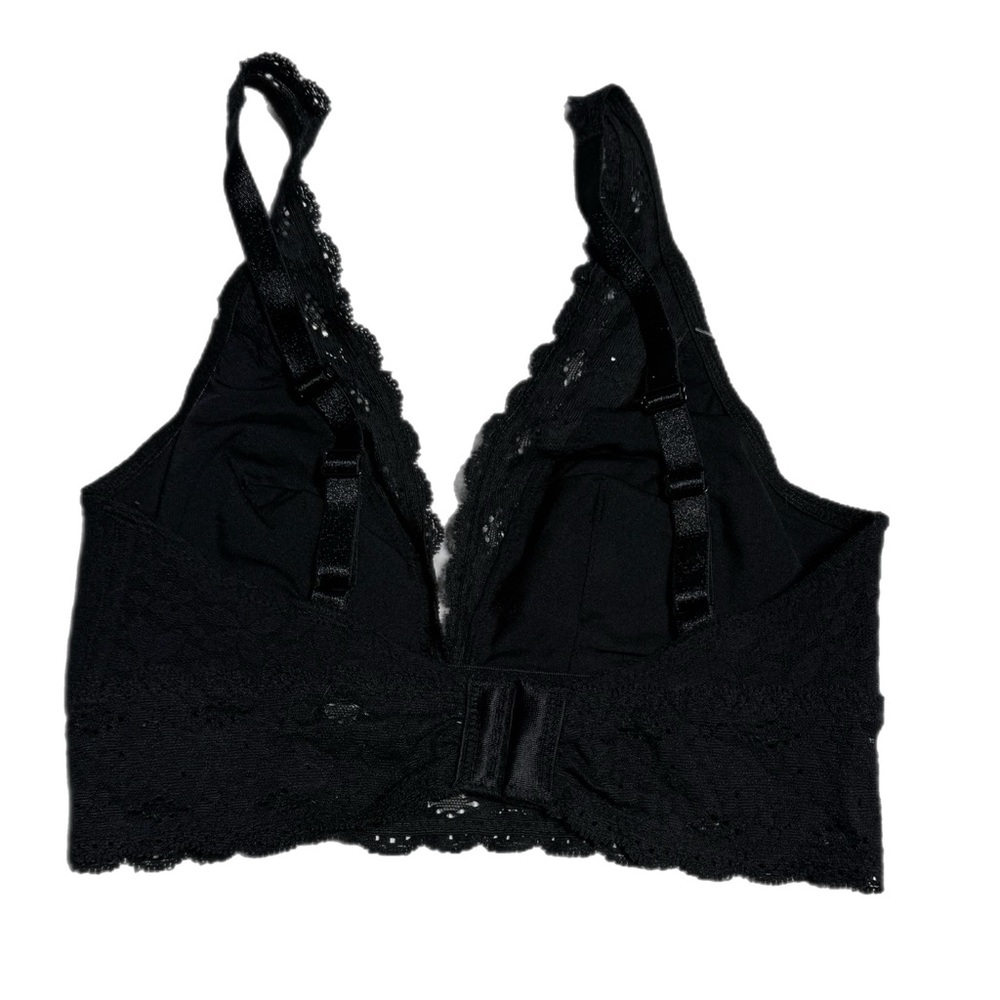 Wacoal Halo Lace Wire-Free Bralette 34 Black Convertible Straps NWT - Picture 3 of 5